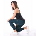 Calças esportivas de corrida femininas de nylon spandex alongamento fitness calças de compressão para ginástica leggings esportivos